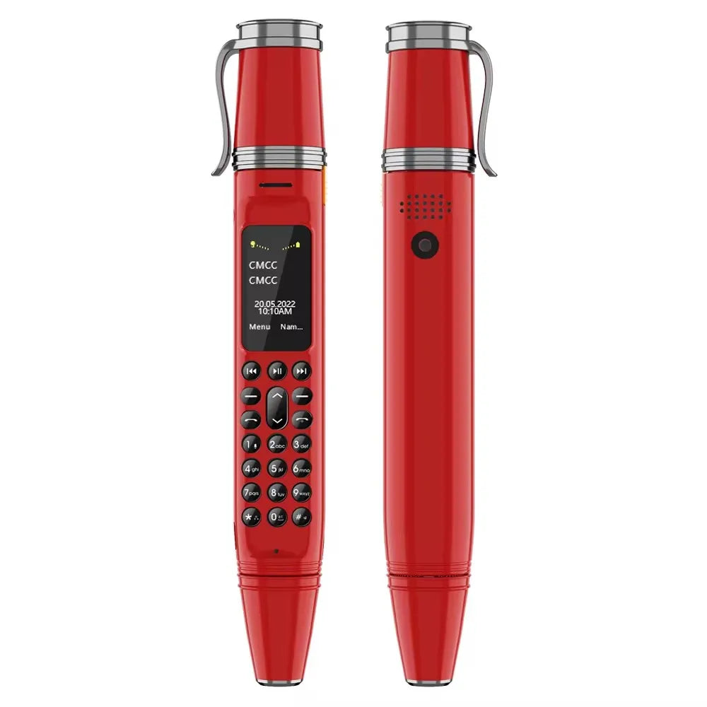 SERVO BM111 Pen Phone Portable Fan 3-in-1 Mobile Phone Dual SIM Bluetooth Dial Recorder Magic Voice Pen Style Telephone Original