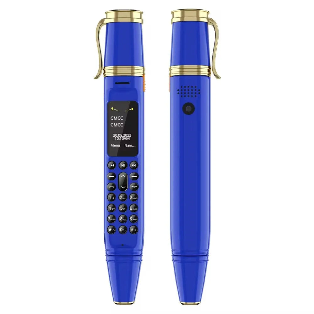 SERVO BM111 Pen Phone Portable Fan 3-in-1 Mobile Phone Dual SIM Bluetooth Dial Recorder Magic Voice Pen Style Telephone Original