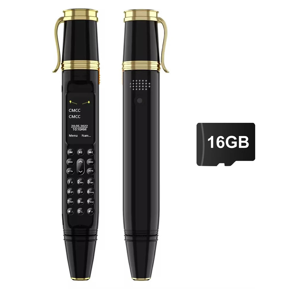 SERVO BM111 Pen Phone Portable Fan 3-in-1 Mobile Phone Dual SIM Bluetooth Dial Recorder Magic Voice Pen Style Telephone Original